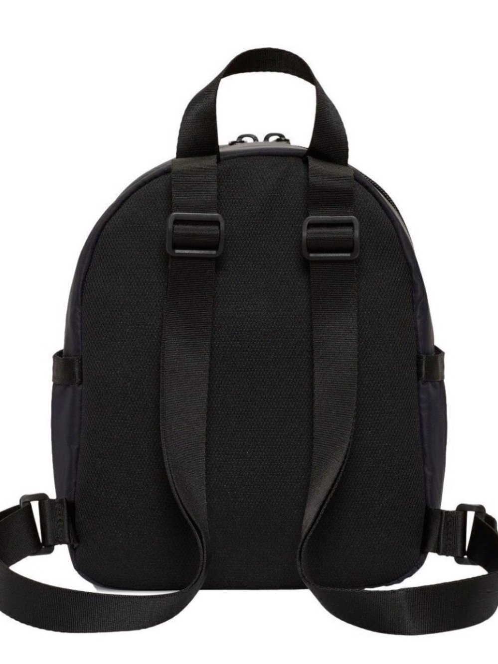 Nike Sportswear Futura 365 Velour Mini Backpack Black Sporty Casual - Picture 3 of 8
